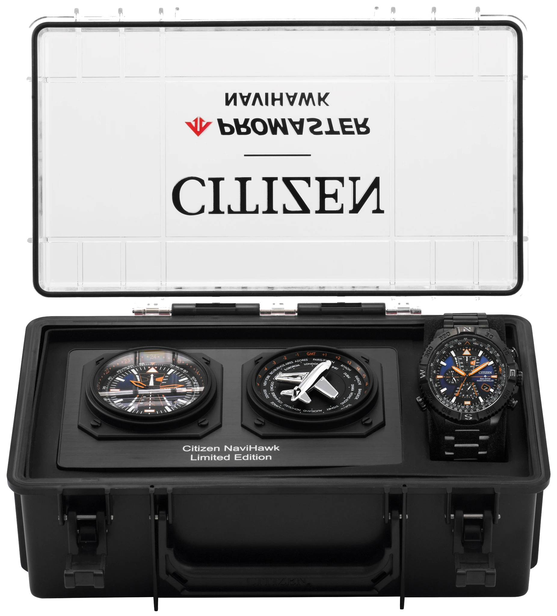 Promaster Navihawk A-T Blue Dial Stainless Steel Bracelet AT8225